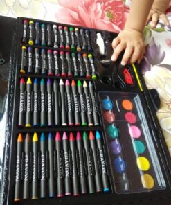 Darice 120-Piece Deluxe Art Set – Art Supplies for Drawing, Painting and More in a Plastic Case - Makes a Great Gift for Children and Adults 30 61yfG4ulnL