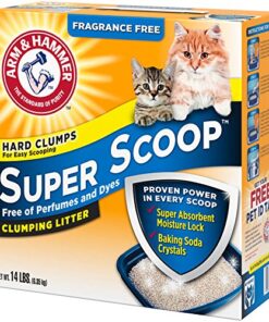 Arm & Hammer Super Scoop Litter, Fragrance Free,14 Lbs (Packaging May Vary) 6 61yhN7hjRAL