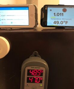 Inkbird Thermometer and Hygrometer Smart Sensor Data Logger with Waterproof External Probe Magnet Alert for Android and iOS Used for Food Storage Brewing Reptiles Instrument IBS-TH1. IBS-TH1+Probe. 48 61yjh24lQoL