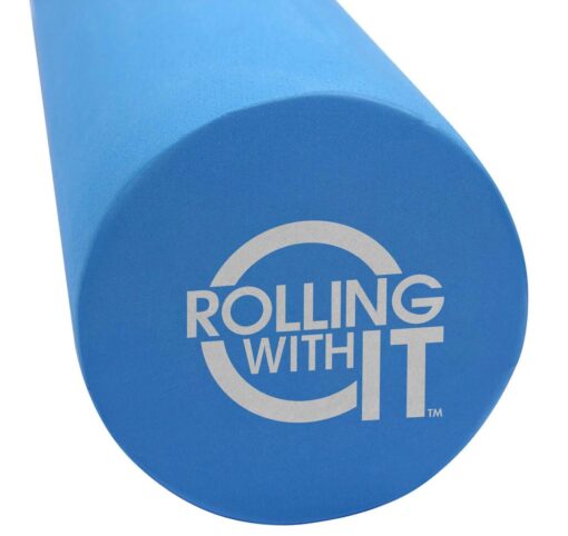 Rolling With It High Density Foam Roller for Exercise and Muscle Recovery - Eco-Friendly Back Roller - Select Your Size 13-18-36 inches 13 x 6 Inch