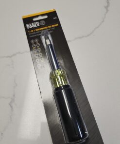 Klein Tools 32500 11-in-1 Screwdriver / Nut Driver Set, 8 Bits (Phillips, Slotted, Torx, Square), 3 Nut Driver Sizes, Cushion Grip Handle Plastic 35 61yqamrfvGL