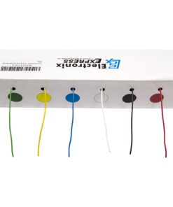 EX ELECTRONIX EXPRESS Solid Hook Up Wire Kit (Tinned Copper) 22 Gauge (6 Different Colored 25 Foot Spools Included), 150 17 61ysg3yGSWL