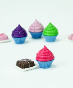 Sophia's Doll-Sized Sprinkled Cupcakes & Petit Fours Dessert Set with 8 Pretend Treats Plus Napkins for 18" Dolls, Multicolor Cupcake Set 8 61yudSCrWxL