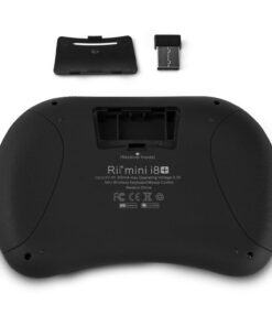 (Upgraded)Rii 2.4GHz Mini Wireless Keyboard with Touchpad,QWERTY,LED Backlit,Portable Keyboard for laptop/PC/Tablets/Windows/Mac/TV/Xbox/PS3/Raspberry Pi .(i8+ Black) 26 61ywEoDFnBL