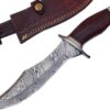 REG-274, Handmade Damascus Steel 13.00 Inches Hunting Knife - Rose Wood with Damascus Steel Guards Handle (Wood Handle) REG-274 49 61ywlzg1DZL