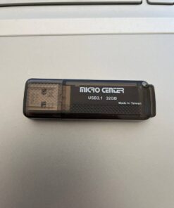 Micro Center SuperSpeed 2 Pack 32GB USB 3.0/USB3.1 Gen1 Flash Drive Gum Size Memory Stick Thumb Drive Data Storage Jump Drive (32G 2-Pack) Black - 32GB x 2 32 61yx3HgnU2L