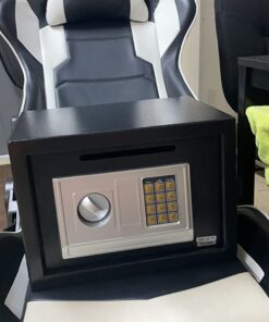 SereneLife Safe Box Front Loading Safe Cash Drop Vault Safe Security Box Cabinet Safe & Money Safe Box Digital Steel Safe Safety Box for Cabinets, Home & Office 13.8 x 9.8 x 9.8 2 Keys 13.8" x 9.8" Deposit Slot 20 61yzJVF5yXL