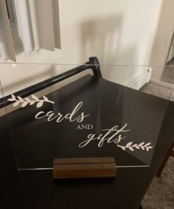 UNIQOOO 10 Pack Clear Acrylic Sign Acrylic Wedding Table Numbers, 8 x 10 inch, DIY Acrylic Sheet for Wedding Table Number Holder, Table Display Stand Signs for Party Events, Office 8x10",10 set 29 61z 0v7cNJL