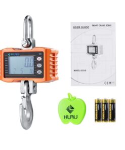 Hanging Scale,Klau 1000 kg 2000 lb Digital Industrial Heavy Duty Crane Scale Smart Measuring Tool Orange for Farm Factory S-orange 9 61z3GIitvOL