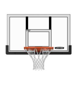 Lifetime 73729 48 in. Shatter Proof Backboard Rim Combo, Orange/White, One Size 18 61z5boBf9L