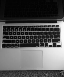 MOSISO Silicone Keyboard Cover Compatible with MacBook Air 13 inch A1466 A1369 2010-2017&Compatible with MacBook Pro 13/15 inch (with/Without Retina Display, 2015 or Older Version), Black 50 61z5p5W3mxL