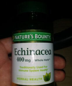 Nature's Bounty Echinacea, Herbal Supplement, Supports Immune Health, 400mg, 100 Capsules 18 61z9BlGKr7L