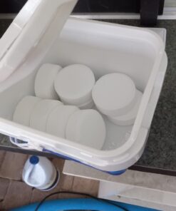 CLOROX Pool&Spa XtraBlue 3” Chlorinating Tablets, Kills Bacteria & Stops Algae, 5 LB 36 61zACAn0 ZL