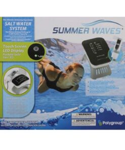 Alternative view of SUMMER WAVES SALT WATER SYSTEM FOR ABOVE GROUND POOLS W/ TOUCH LED DISPLAY