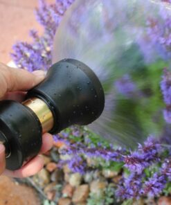 Heavy Duty Brass Fireman Style Hose Nozzle - Fits All Standard Garden Hoses - Best High Pressure Sprayer to Wash Your Car or Water Your Garden – Leak Proof - 30 Day No-Hassle Guarantee 32 61zBZh7sggL