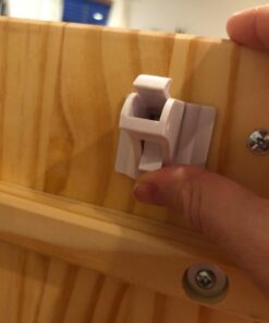 Jambini Magnetic Cabinet Locks - Child Safety Locks for Cabinets and Drawers - Drawer Locks Baby Proofing Cabinet Locks for Babies (4 Locks + 1 Key) 32 61zCKcQACHL