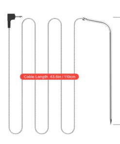 Alternative view of Cappec Digital Meat Thermometer for Oven BBQ Smoker Grill Kitchen，Stainless Steel Probe Sensor