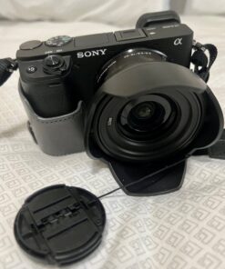 Fotodiox Reversible Lens Hood Kit for E-Mount PZ 16-50mm F3.5-5.6 OSS E-Mount Power Zoom Lens, Reversible Tulip Flower Hood w/Cap 45 61zCaEHR0KL