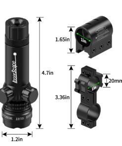 Feyachi Tactical Green Laser Sight with Mlok/Picatinny Rail Mount/Barrel Mount Include Pressure Switch Picatinny&Barrel-Mounted 34 61zFjjkPBYL 1