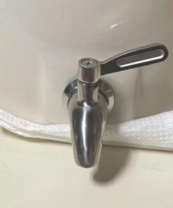 DOZYANT Updated More Durable Beverage Dispenser Replacement Spigot,Stainless Steel Polished Finished, Water Dispenser Replacement Faucet, fits Berkey and Other Gravity Filter Systems as Well 1 31 61zFnJRbehL