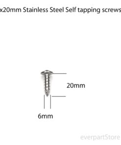 Rust Resistant Stainless Steel License Plate Frame Screws Fasteners + Chrome Screw Caps 12 61zFuTLMD0L