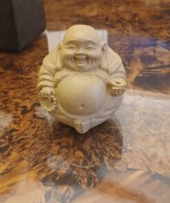 Top Collection Mini Happy Buddha Laughing Statue - Hand Painted Essence of Joy Big Belly Buddha in Sandstone Finish - 3.25Inch Collectible East Asian New Age Lucky Buddha Figurine 24 61zGRYnz1OL