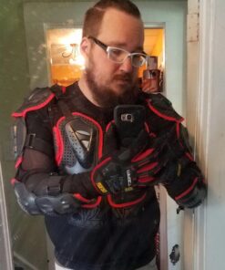 OHMOTOR Motorcycle Body Protective Jacket Armor Men, Motocross Riding Protective Gear,ATV Dirt Bike Chest Spine Protector 3X-Large-4X-Large Red 35 61zHiOqwAmL