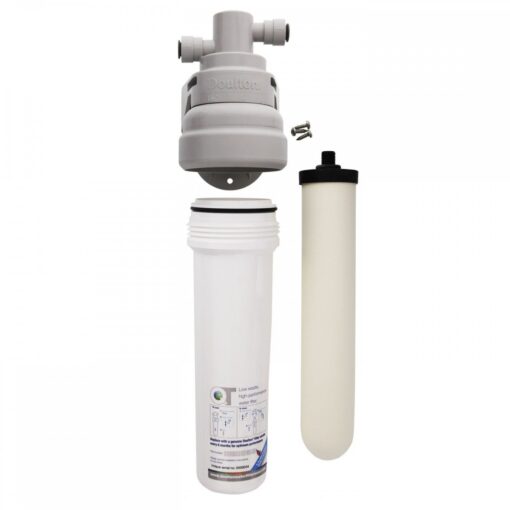 British Berkefeld Doulton QT Under Sink Water Filter System 10" UltraCarb Certified to NSF ANSI 42 and 53