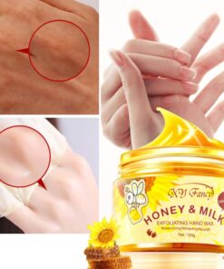 XY Fancy Hands Care Paraffin Milk & Honey Moisturizing Peel Off Hand Wax Mask Hydrating Exfoliating Nourish Skin 5.3oz/150ml 19 61zI9Iv7QEL