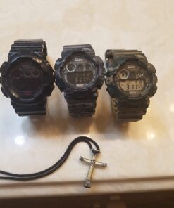 Casio Men's XL Series G-Shock Quartz 200M WR Shock Resistant Resin Color: Grey Camo (Model GD-120CM-8CR) 23 61zJFBWE UL