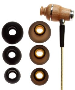 Symphonized NRG 2.0 Wood Earbuds Wired, in Ear Headphones with Microphone for Computer & Laptop, Noise Isolating Earphones for Cell Phone, Ear Buds with Booming Bass (Gold) Gold 23 61zL6dCWPWL