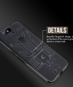 Huawei Nexus 6P Case, Cruzerlite Bugdroid Circuit Case Compatible for Huawei Nexus 6P - Retail Packaging - Black Standard Packaging 23 61zLtI vtpL