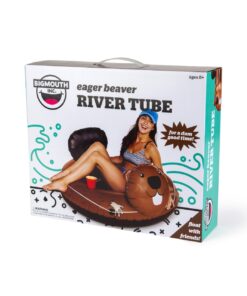 Alternative view of BigMouth Inc. Eager Beaver River Tube - Ultra Durable, Easy-Inflate Vinyl Beaver Raft with Grab n' Latch Rope and Comfy Mesh Seat, Great for River Rafting and Floating with Friends