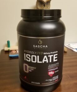 SASCHA FITNESS Hydrolyzed Whey Protein Isolate,100% Grass-Fed (2.3 Pounds, Peanut Butter) 36 61zN3SP5niL
