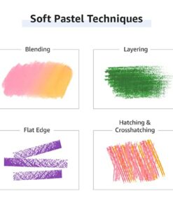 Mungyo Non Toxic Square Chalk, Soft Pastel, 64 Pack, Assorted Colors (B441R078-7003A) 27 61zP4pOxCpL