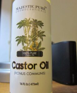 MAJESTIC PURE Castor Oil, 100% Natural Wonder Oil with Numerous Hair, Scalp, Skin and Nails Benefits - Packaging May Vary- 16 fl oz 16 Fl Oz (Pack of 1) 55 61zRMW1EaiL