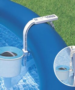 Intex Deluxe Wall-Mounted Swimming Pool Surface Automatic Skimmer | 28000E 1 20 61zSM8B ouL