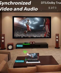 Awakelion FiveHome Wireless HDMI Extender 1080P@60Hz HDMI Transmitter & Receiver kit with HDMI KVM USB Extender for Mouse/Keyboard,0-Latency, Up to 100ft_-H2 pro H2 Pro New 10 61zUyJw s9L