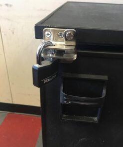 Master Lock Covered Aluminum Lock, Locker Lock with Key, Key Lock for Gym Locker, 1 Pack, 141D, Black Padlock 38 61zV1Vm6mrL