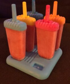 Popsicles Molds, Ozera Set of 6 Reusable Ice Pop Molds Easy Release Popsicle Maker Molds Cream Popcical Molds for Homemade Popsicles With Funnel & Cleaning Brush Assorted Colors 49 61zV89iwttL