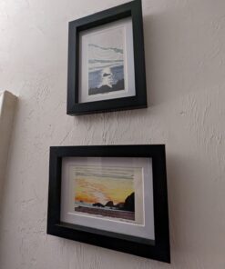 Amazon Basics 5" x 7" Rectangular Photo Picture Frame or 4" x 6" with Mat, 2-Pack, Black 5" x 7" 20 61zVBGOmCJL