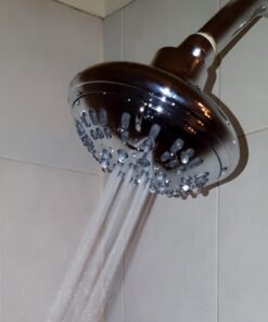 ShowerMaxx Luxury Spa Series Shower Head, 6 Spray Setting, 4.5 Inch Adjustable High Pressure Shower Head Fixture for Hard Water, 360-Degree Tilt Massage Shower System - Polished Chrome Shower Head 44 61zVCLsZT7L