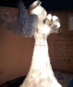 YIHONG 4 Set Fairy Lights Battery Operated - 16.4ft Led Christmas String Lights 8 Modes 50 LED Starry Lights - Copper Wire Firefly Lights for Wedding Birthday Party Christmas Decoration- Warm White 35 61zVVoLvAWL