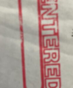 Entered Self Inking Rubber Stamp - Red Ink 25 61zYUanMsyL