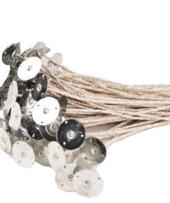 EricX Light 100 Piece 8 inch Soy Wax Candle Wick,Cotton & Paper Interwoven core,Large,for Candle Making,Candle DIY 22 61zYcT7CJ4L