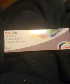 Pentel Arts Oil Pastel Set, 5/16 x 2-7/16 Inch, Assorted Colors, Set of 25 1 Count (Pack of 25) 22 61zaYDkr2lL