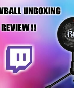 Logitech for Creators Blue Snowball USB Microphone for PC, Mac, Gaming, Recording, Streaming, Podcasting, Condenser Mic with Cardioid and Omnidirectional Pickup Patterns, Stylish Retro Design – Black Gloss Black 126 61zaYy0wJTL