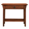 Leick Home Favorite Finds Mission, 10 in x 30 in x 28 in, Russet/Blackened Console Table