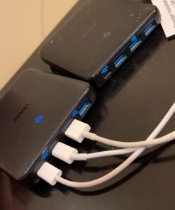 Anker USB C Charger, 543 (65W II), PIQ 3.0 & GaN 4-Port Slim Fast Wall Charger, with Dual USB C Ports (45W Max), for MacBook, Laptops, iPad Pro, iPhone and More 41 61zd3Ua1hEL