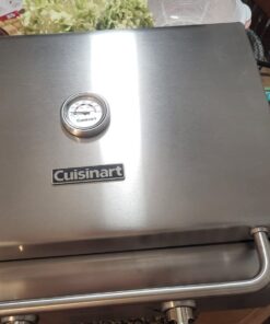 Cuisinart CGG-306 Chef's Style Portable Propane Tabletop 20,000, Professional Gas Grill, Two 10,000 BTU Burners, Stainless Steel Professional Gas Grill, Two-Burner, Stainless Steel 45 61zdxXQoxOL